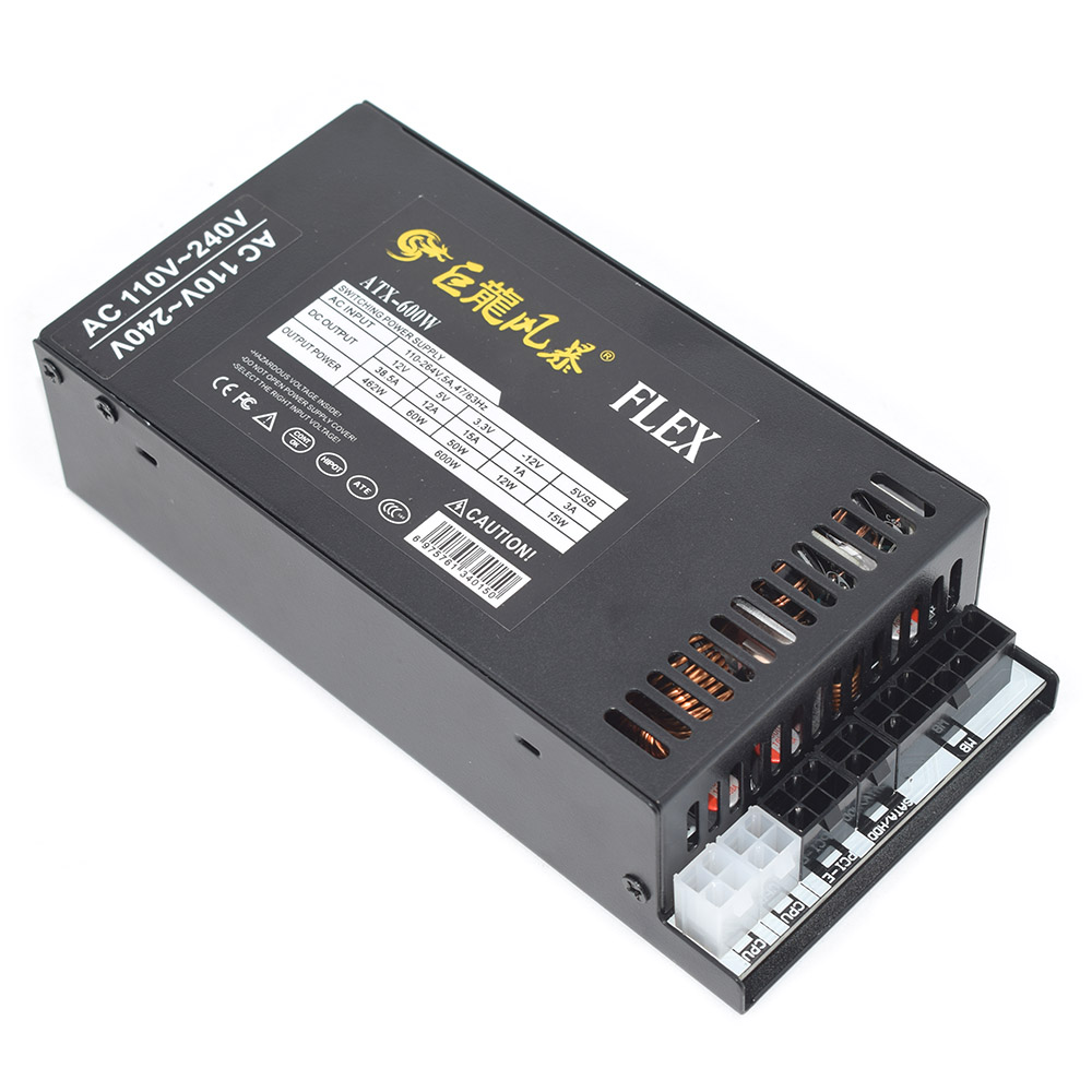 JULONGFENGBAO وحدات كاملة 110- - مراجعة Flex Atx Power Supply 600W 1U وسعره